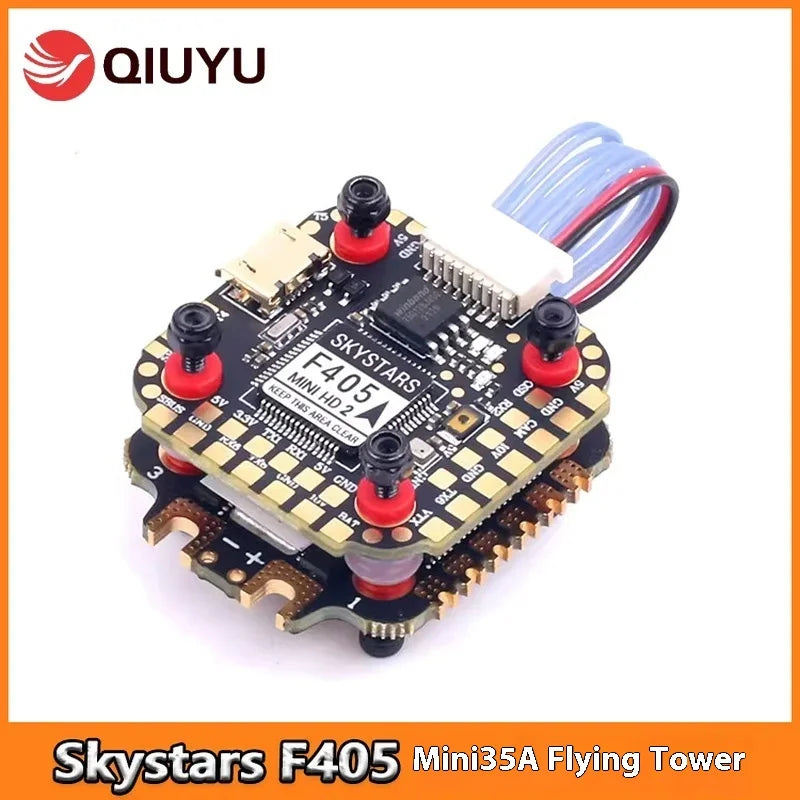 Skystars F405 Mini Hd2 35a Flying Tower Mini Flight Control Supports Dji With Filtering Skystars F405 Mini Hd2 35a Flying Tower Mini Flight Control Supports Dji With Filtering